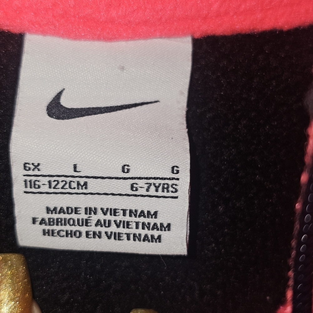 Nike Kids Pink Fleece Jacket - Picture 5 of 7
